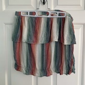 American Eagle Strapless Crop Top